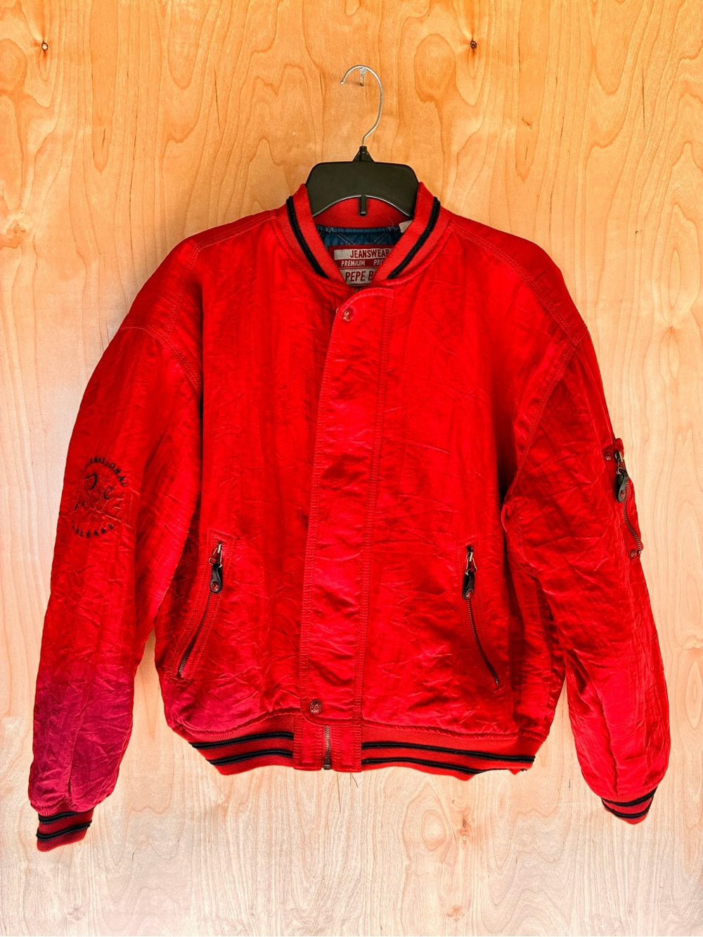 Pepe Jeans Jeanswear International Pepe Jeans Bomber Red Bomber Jacket